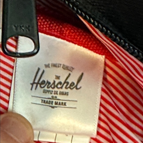 Herschel Supply Company Backpack Heritage Black Black Saddle Brown - Picture 8 of 10